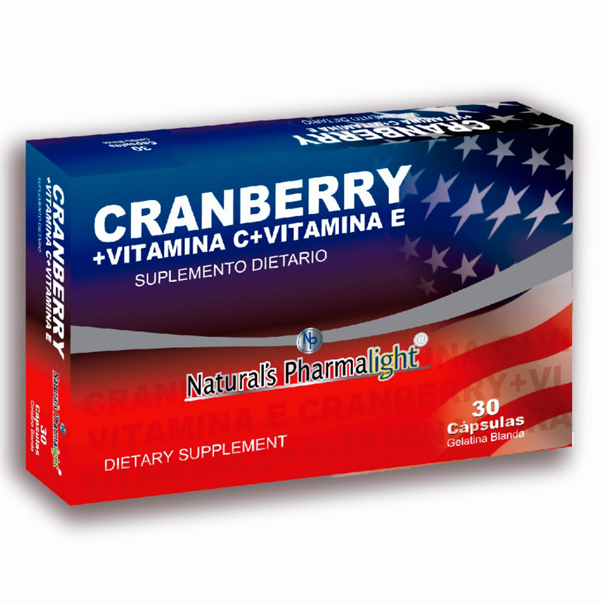 Cranberry + Vitamina C + Vitamina E Capsula Blanda