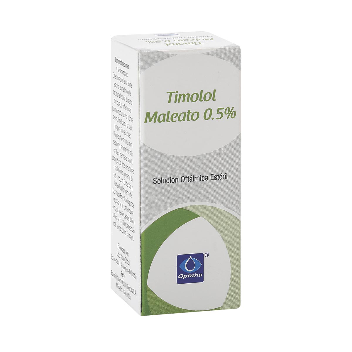 Timolol Maleato 0.5% Solución Oftálmica