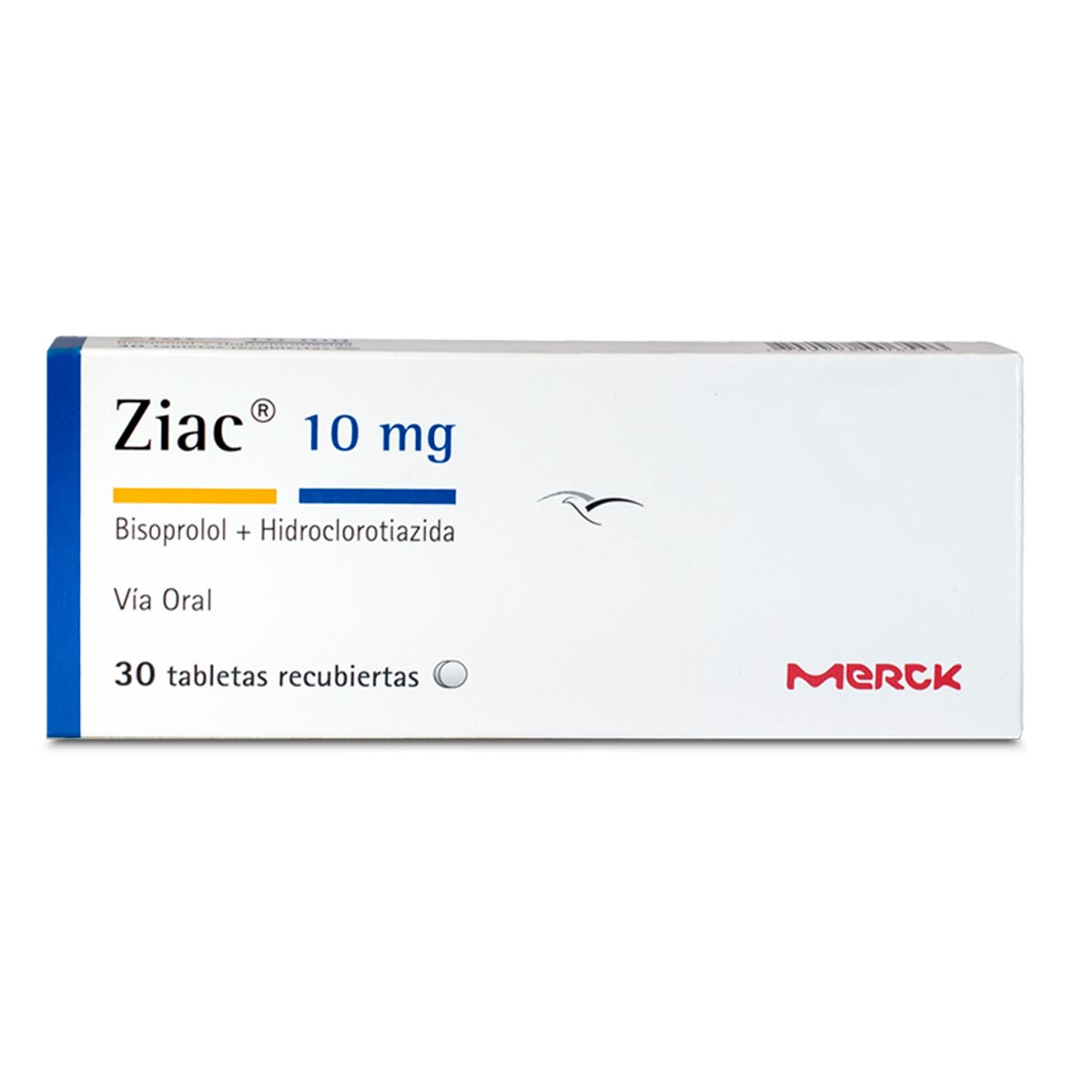 Ziac 10mg +6.25mg Tableta Recubierta