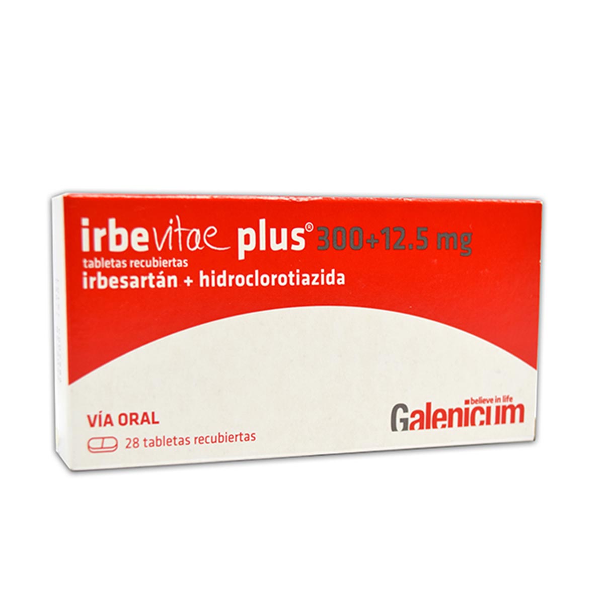 Irbevitae Plus 300/12.5mg Tableta Recubierta