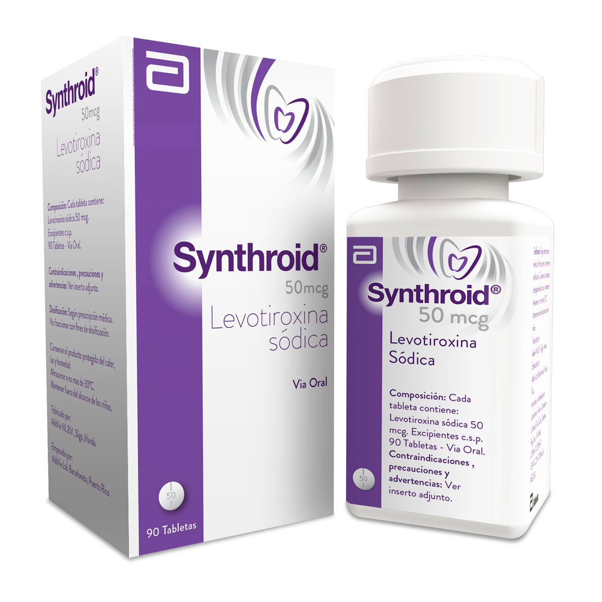 Synthroid 50 Mcg Tableta