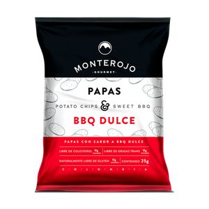 Papas Bbq Dulce Saludable X25g