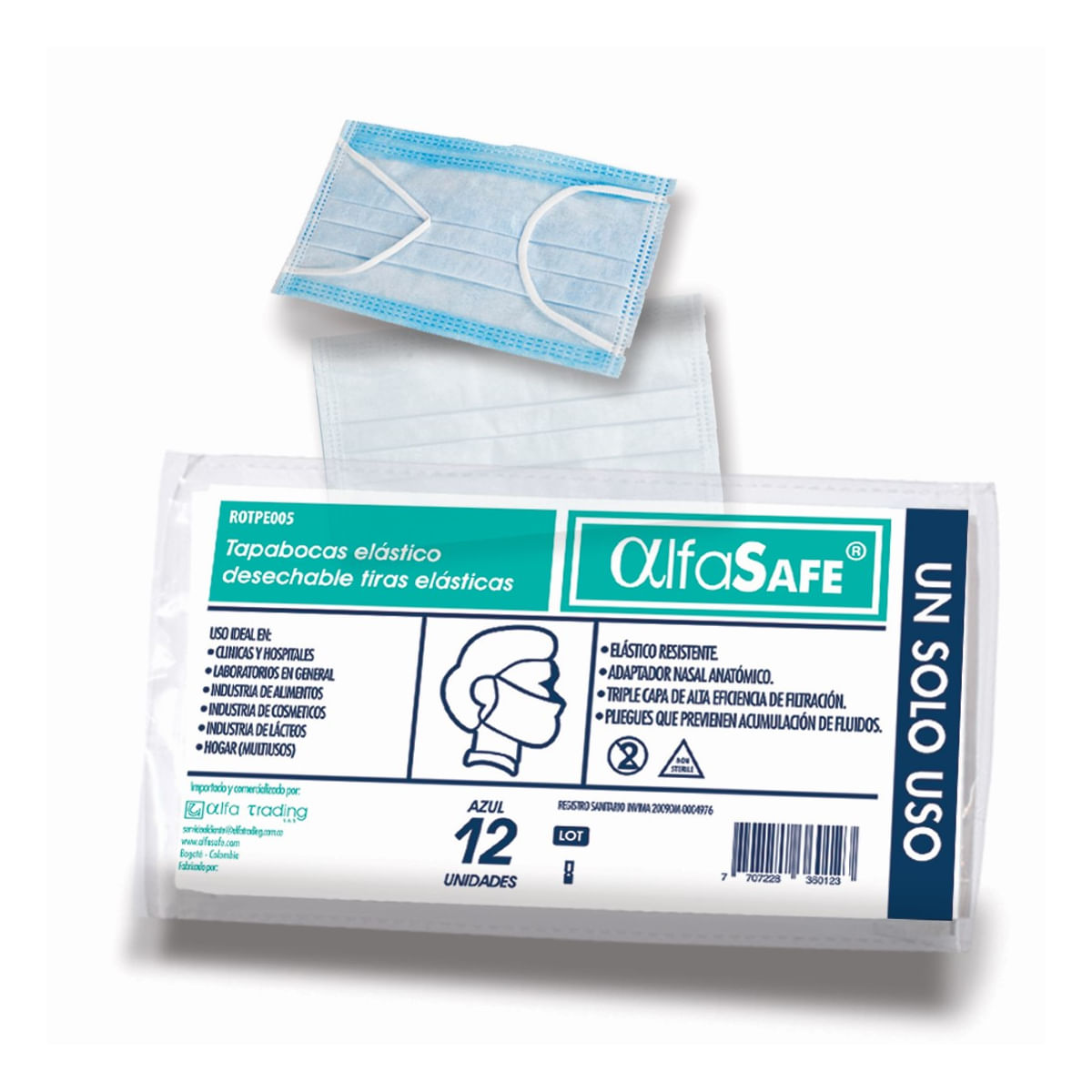 Tapabocas Desechable