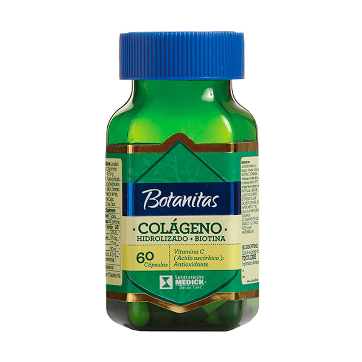 Colágeno Hidrolizado + Biotina Cápsula Dura Botanitas