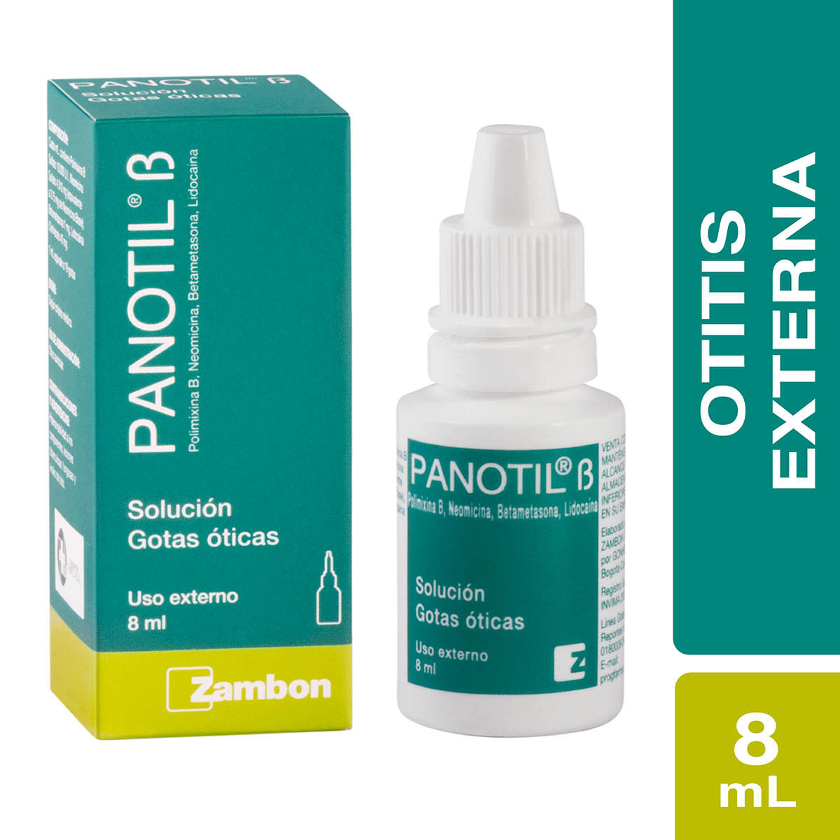 Panotil B Solución Otica