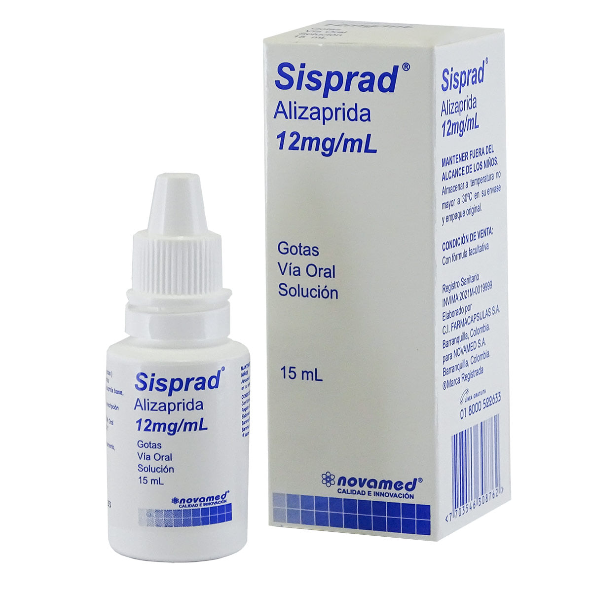 Sisprad 12mg/Ml Solución Gotas