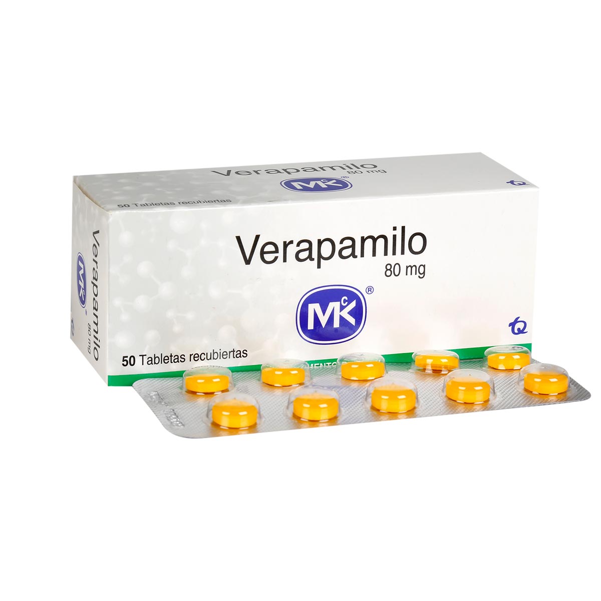 CAJA - Verapamilo 80 Mg Tableta Recubierta Tecnoquímicas