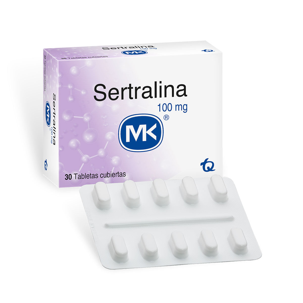 Sertralina 100mg Tableta Recubierta Tecnoquímicas