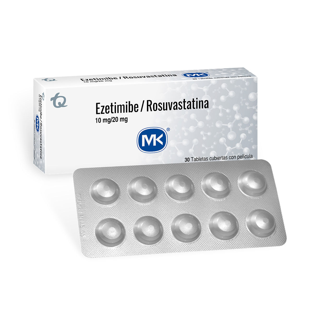 Ezetimibe Rosuvastatina 10/20mg Tableta Cubierta Tecnoquímicas