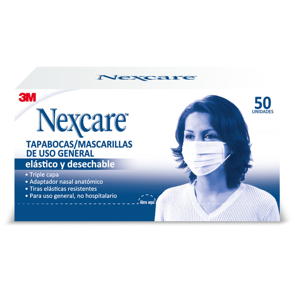 Nexcare 3m Tapabocas Desechable