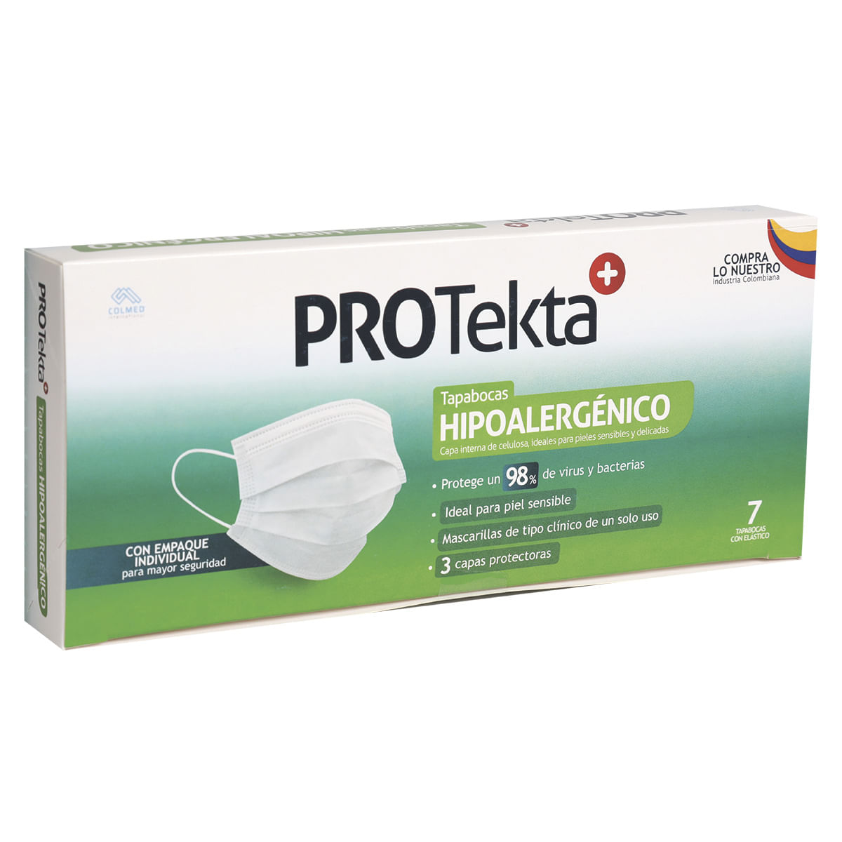 Protekta Tapabocas Hipoalergenico