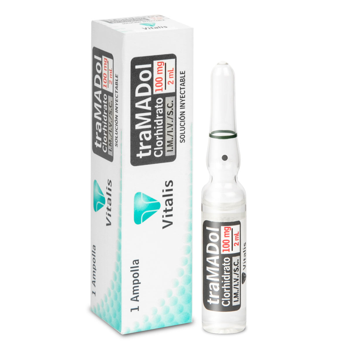 Tramadol Clorhidrato 100mg/2ml Solución Inyectable