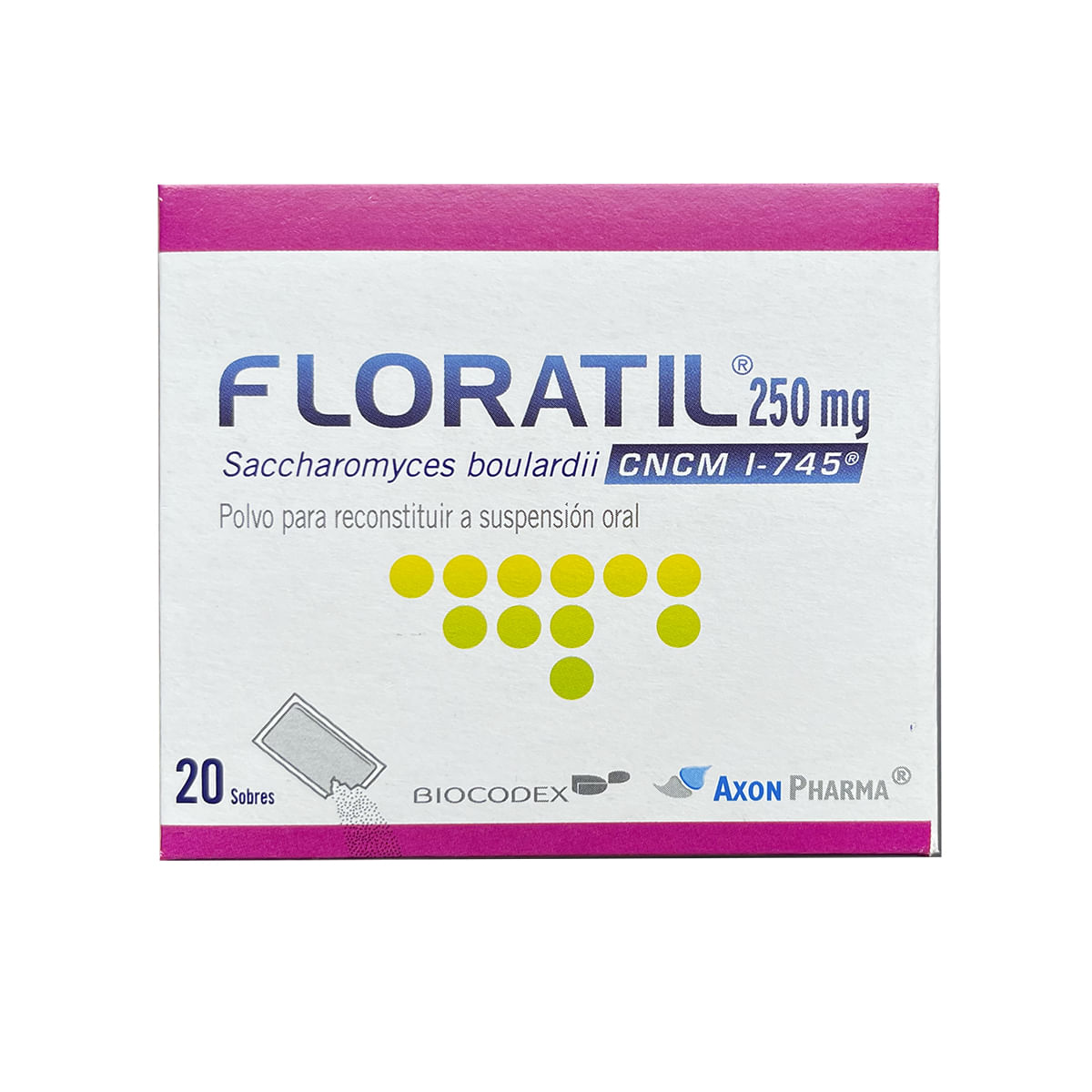 CAJA - Floratil 250 mg Polvo para Suspensión Oral