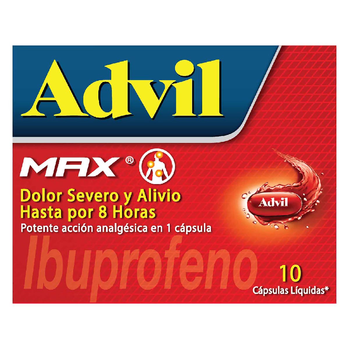Advil Max 400mg Cápsula De Gelatina Blanda