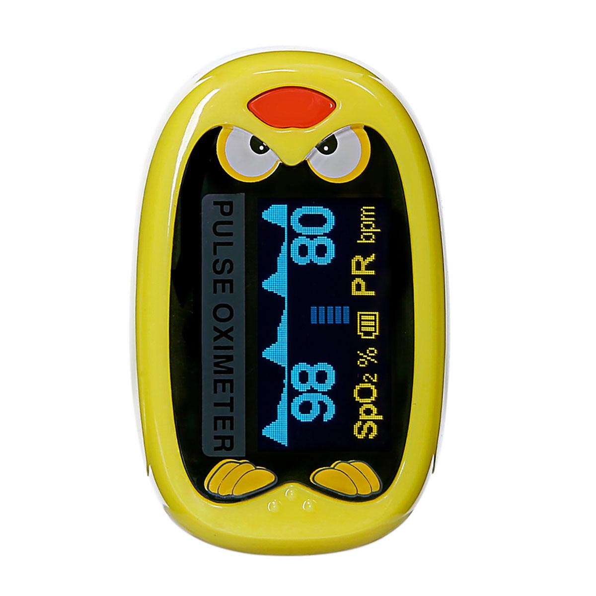 Pulsoximetro Homelife Neón Pediatrico Amarillo