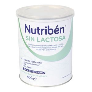 Fórmula Infantil Nutribén Sin Lactosa x 400 gr
