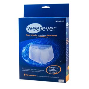 Pañal Wearever Caballero Talla L x 1 Unidad ( 200 Lavadas)