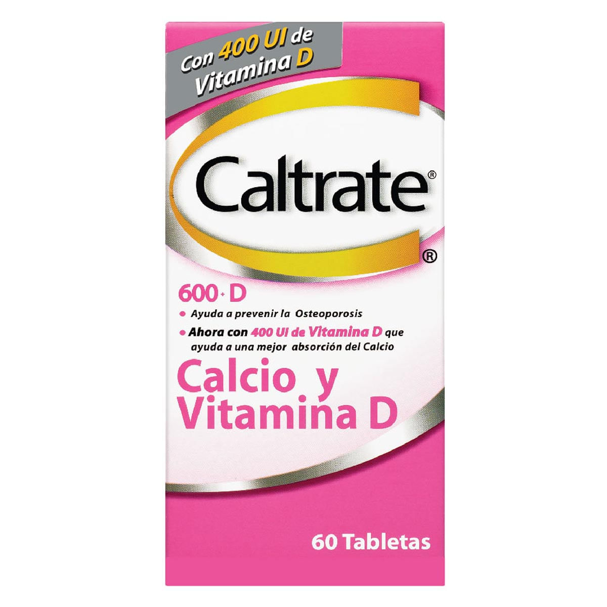 Caltrate 600 + D Calcio Y Vitamina D X60 Tabs
