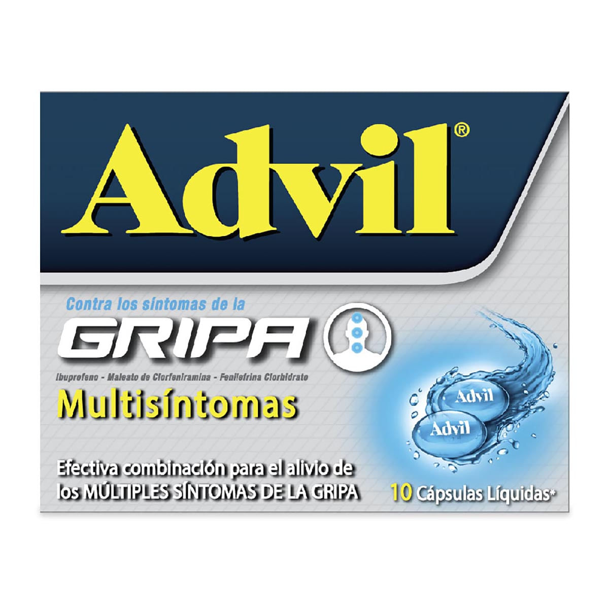Advil Gripa Cápsula De Gelatina Blanda