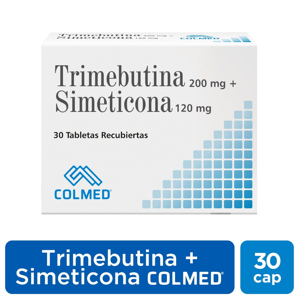 Trimebutina 200 mg + Simeticona 120 mg Tableta Recubierta Procaps