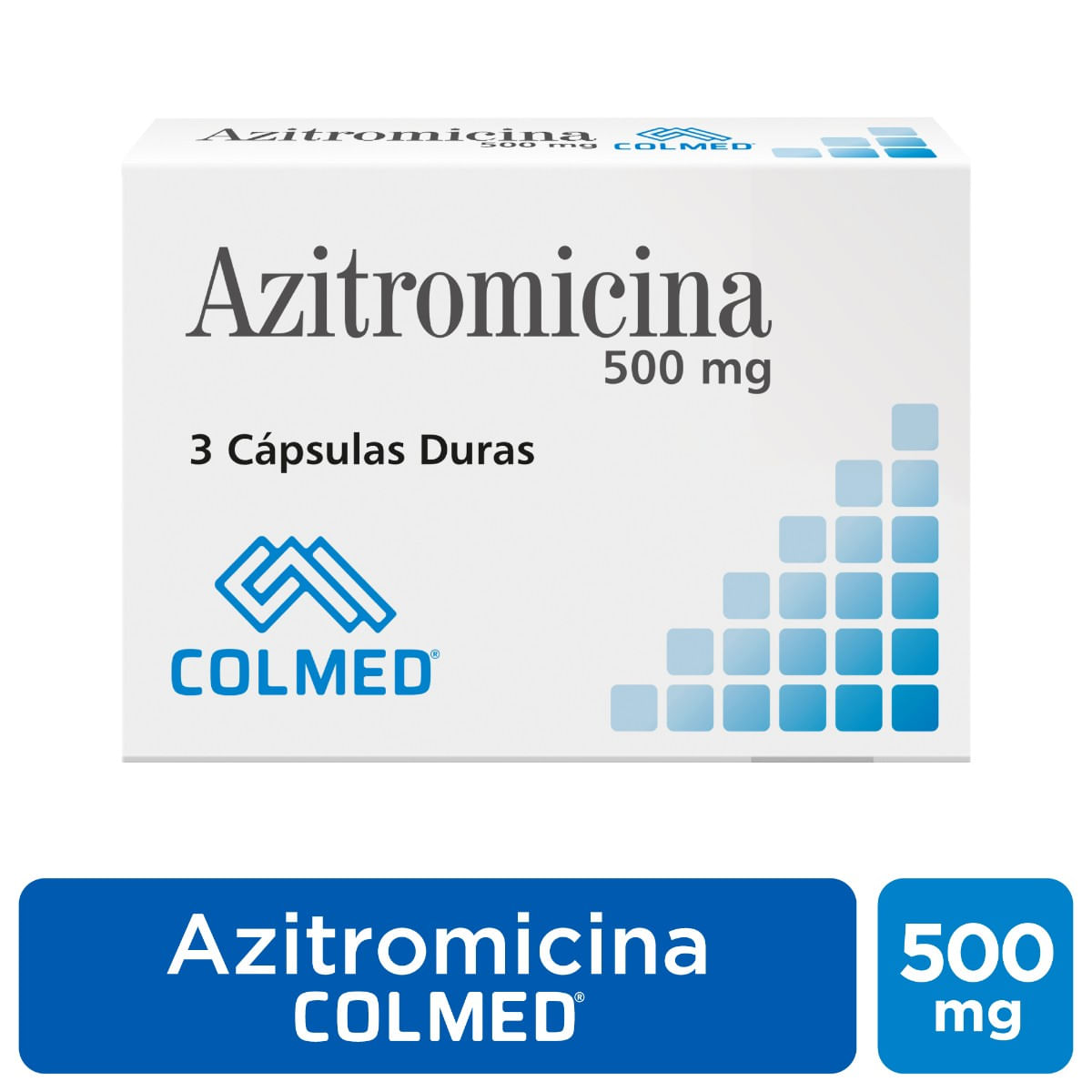 Azitromicina 500 mg Cápsulas Duras Colmed