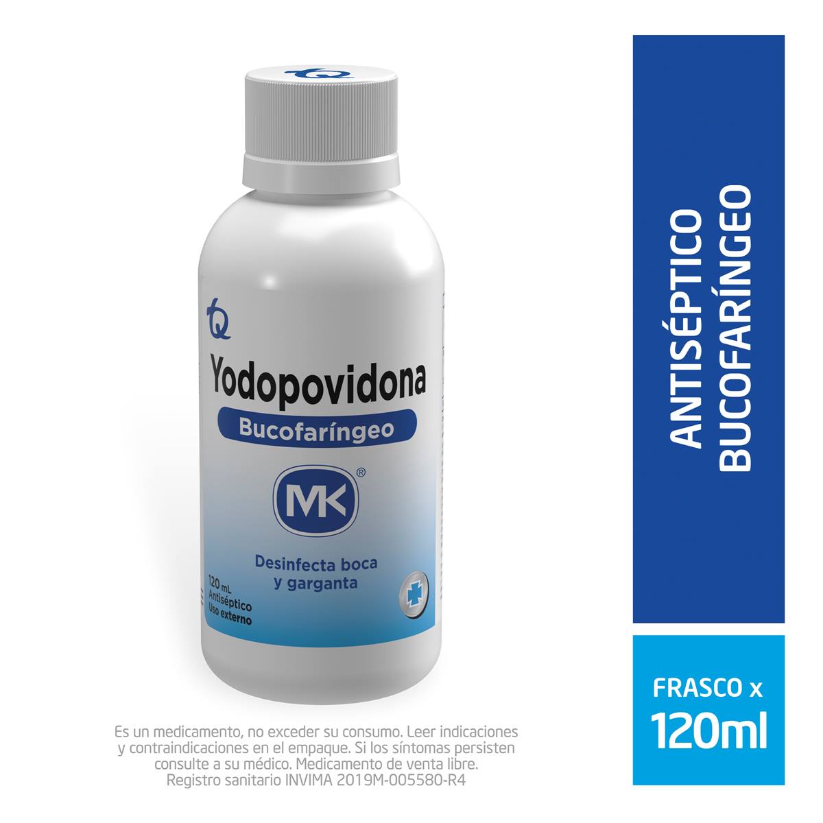 Yodopovidona Solución Bucofaringea
