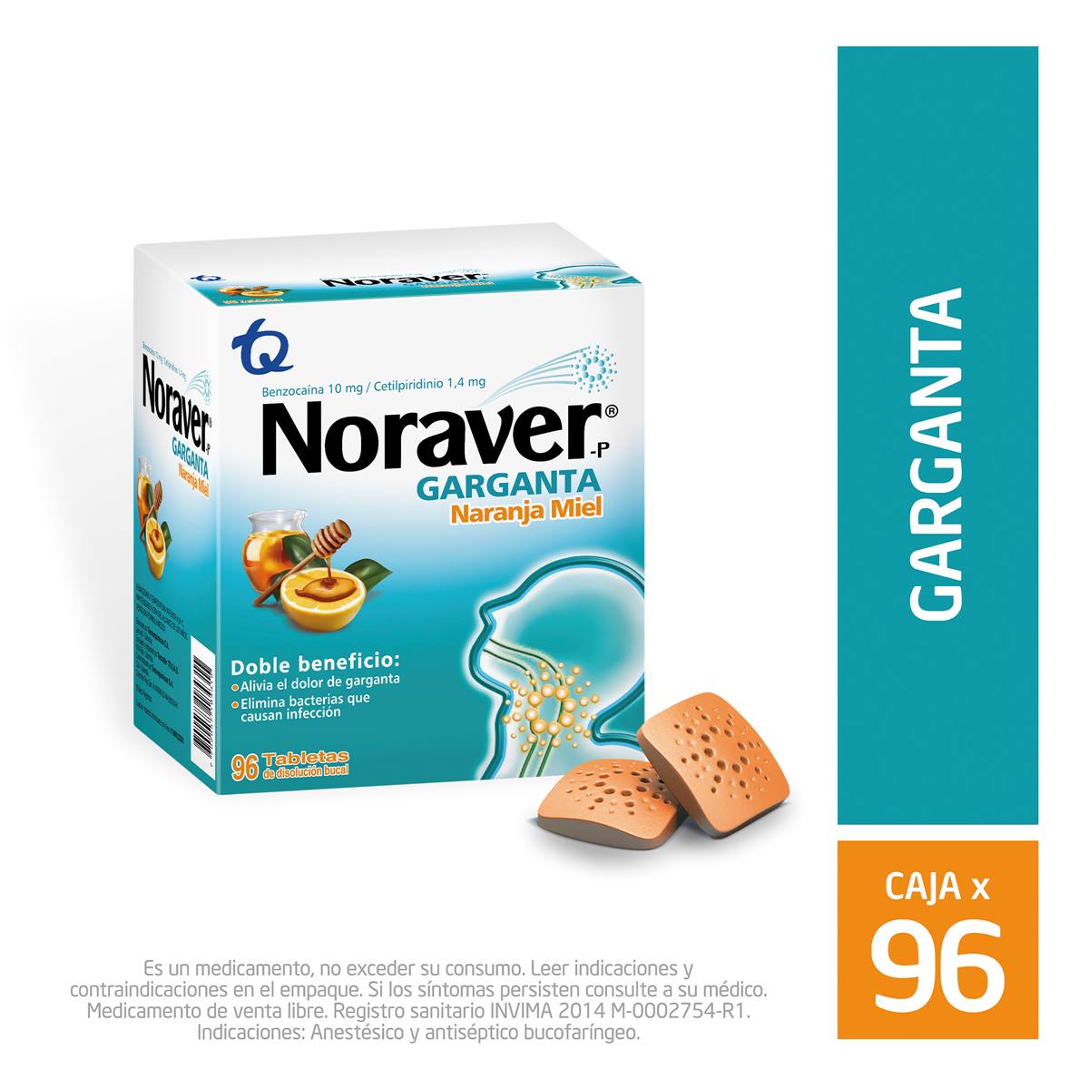 CAJA - Noraver P Tableta Bucal