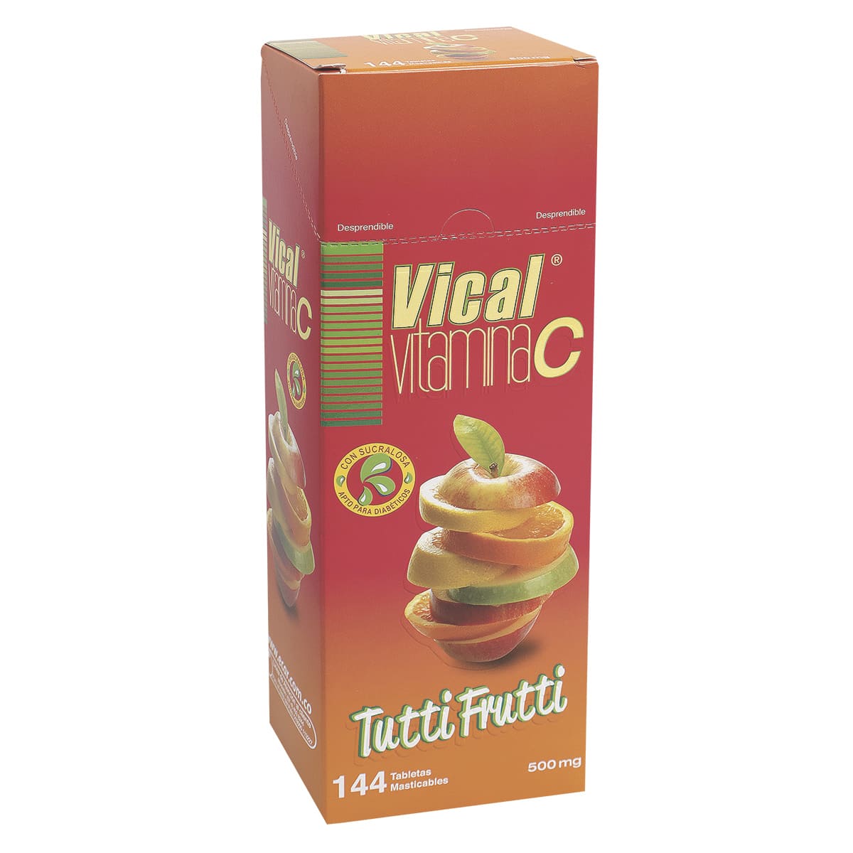 Vical Vitamina C Sabor Tutti Frutti Tableta Masticable