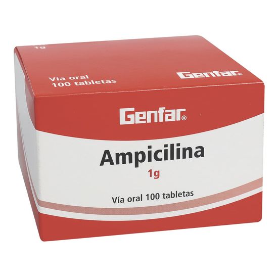 Ampicilina-1g-Tableta-Genfar
