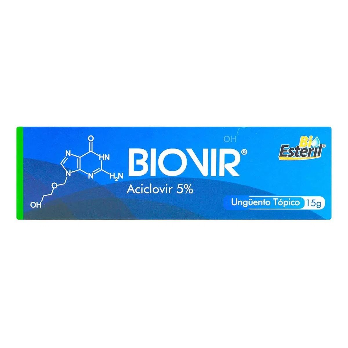 Biovir Ungüento Tópico Tubo X 15 Gr - Aciclovir 5%