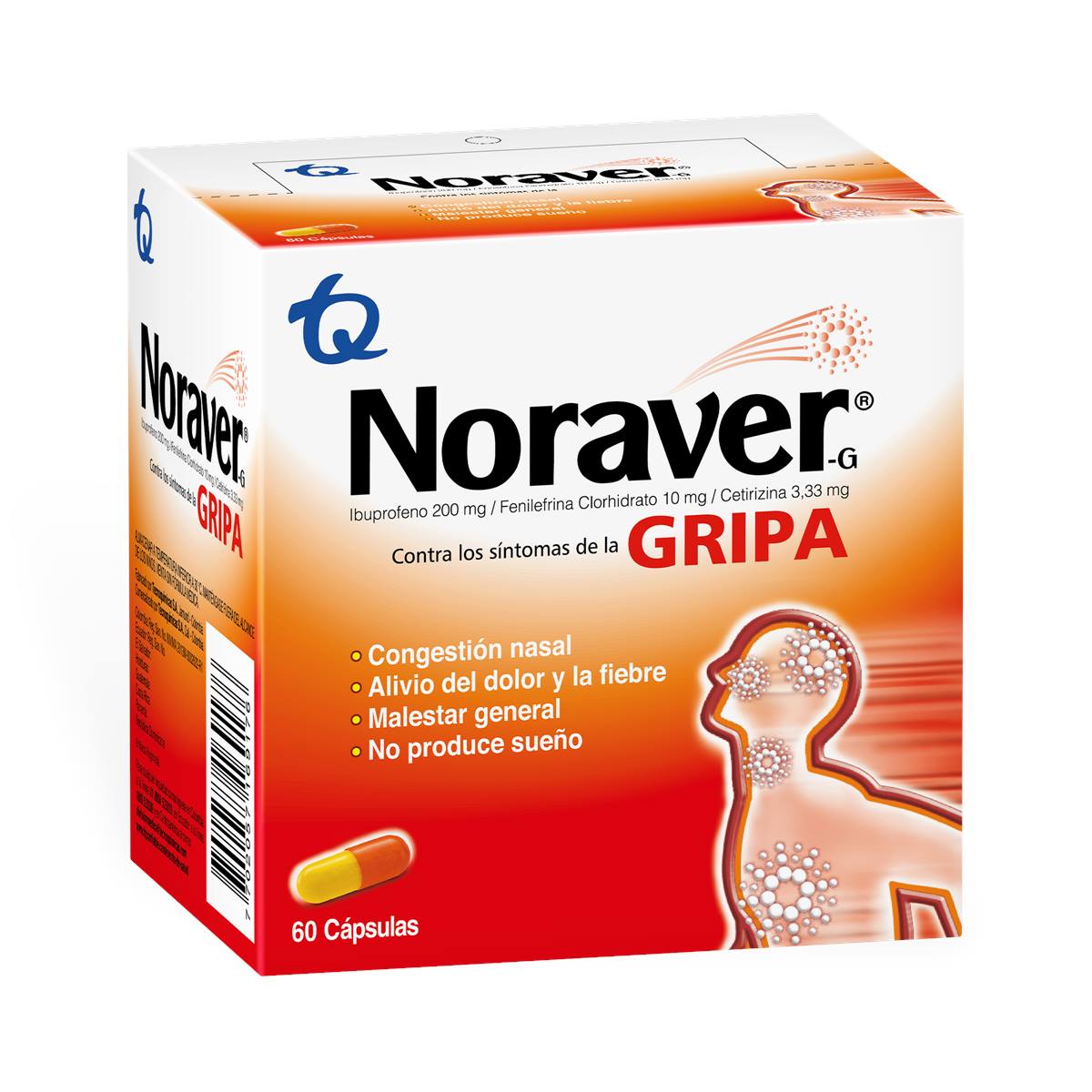CAJA - Noraver Gripa Cápsula Dura