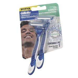 " Maquina Gillette Derma Proteccion X 2 und"