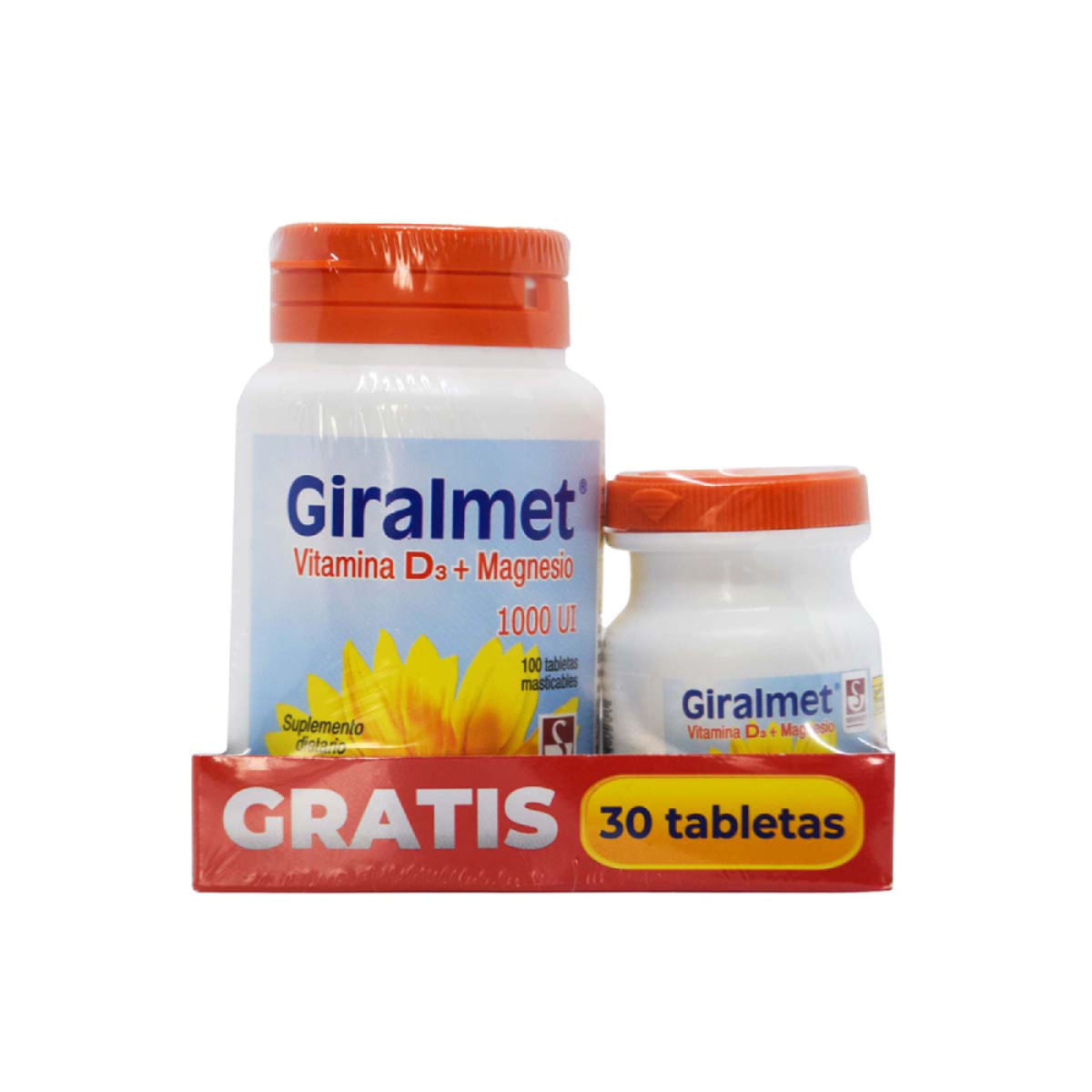 Oferta Giralmet Vitam D3+Magnesio 1000ui Tableta Masticable Gratis
