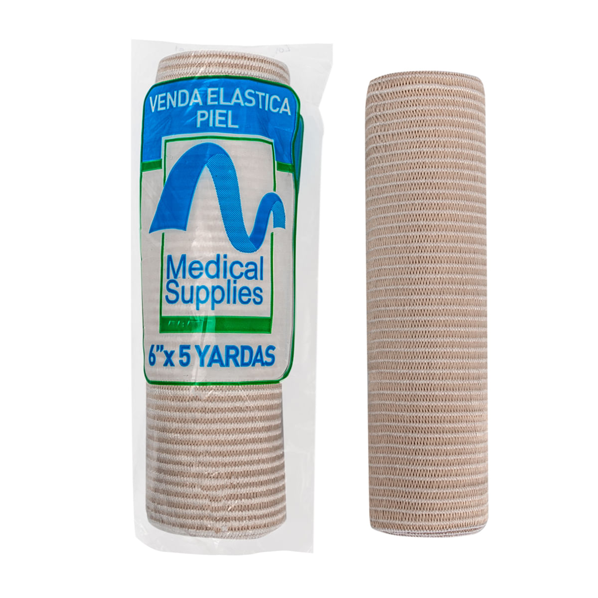 Venda Elástica Piel 6 Pulgadas x 5 Yd Medical