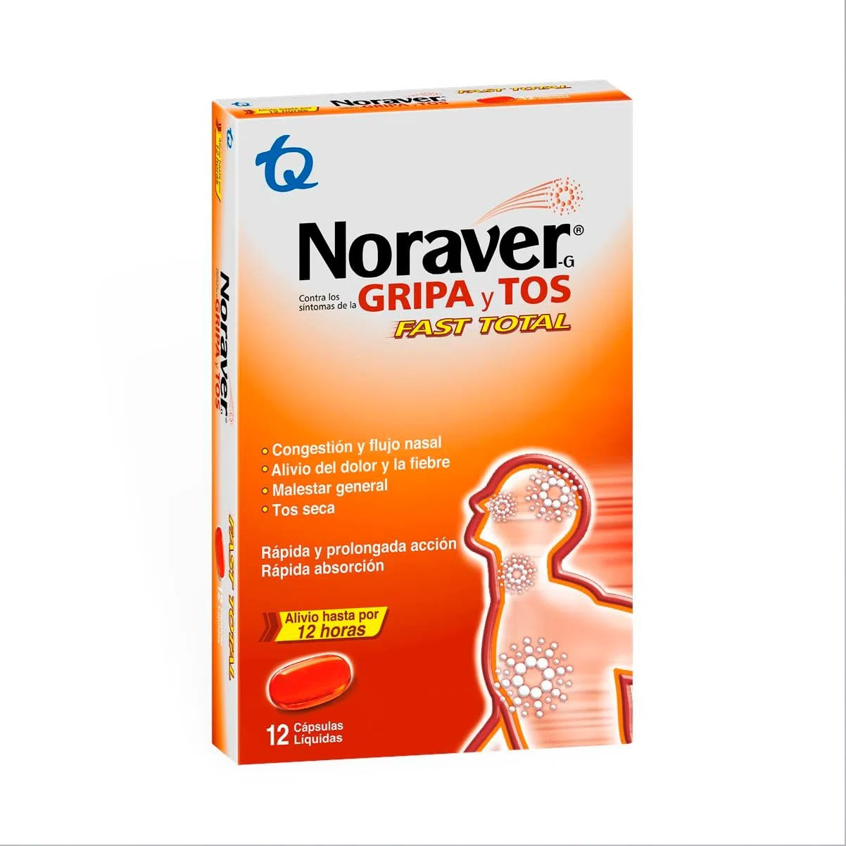 NORAVER G FAST TOTAL CAPSULA LIQUIDA