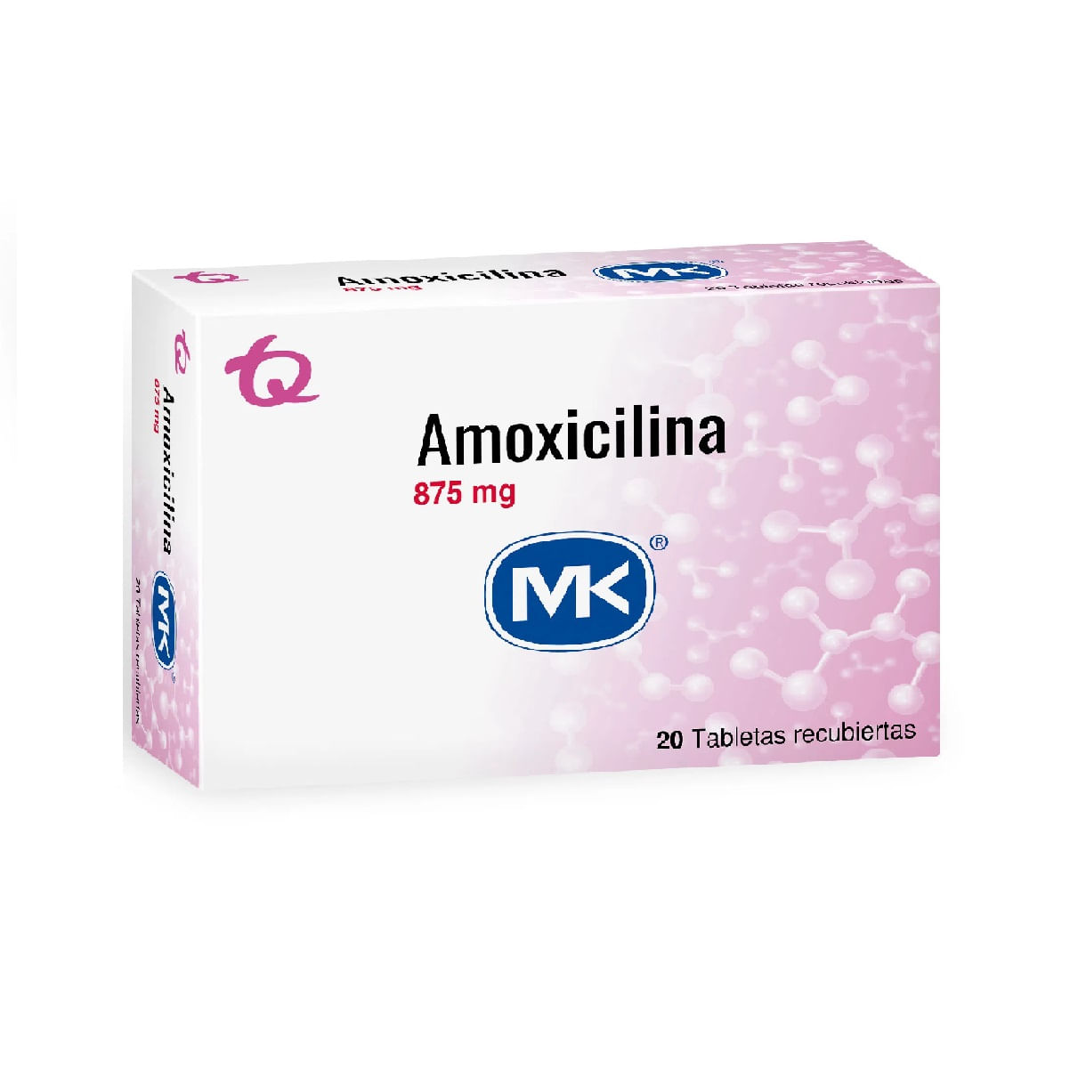 Amoxicilina Mk 875mg Tableta Recubierta
