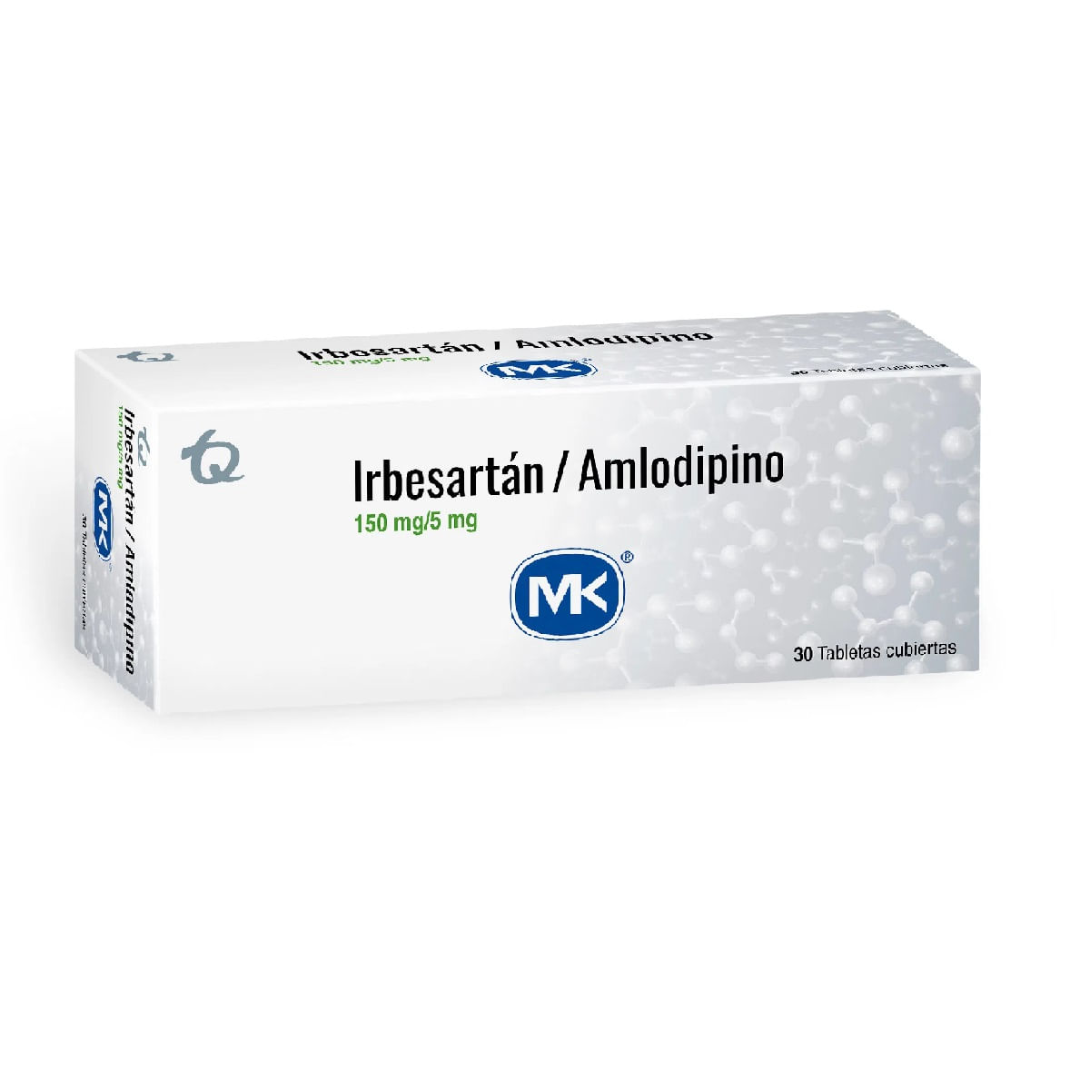 Irbesartan 150mg /Amlodipino 5mg Tabletas Cubiertas Mk