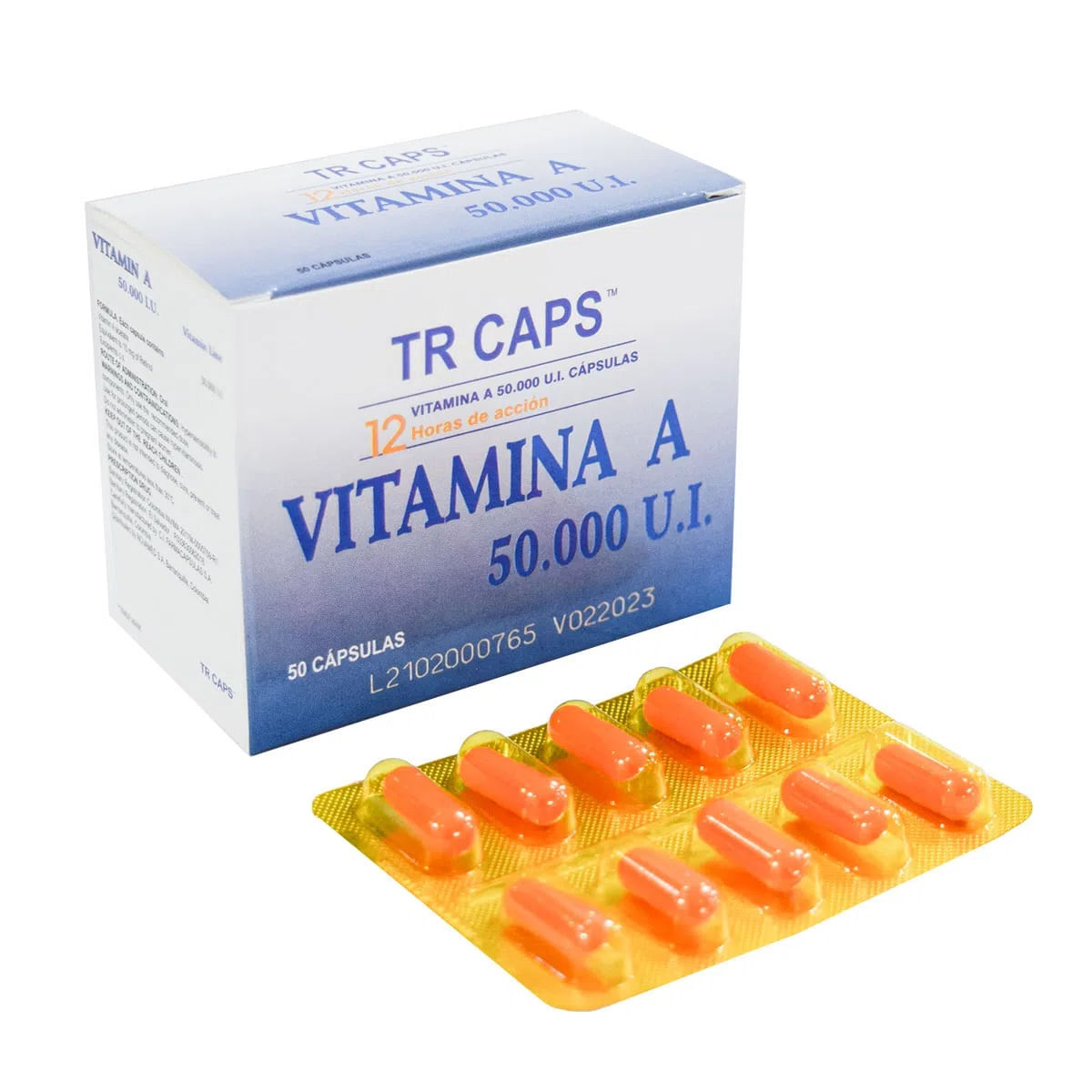 Vitamina a 50.000ui Cápsula Cubierta Dura