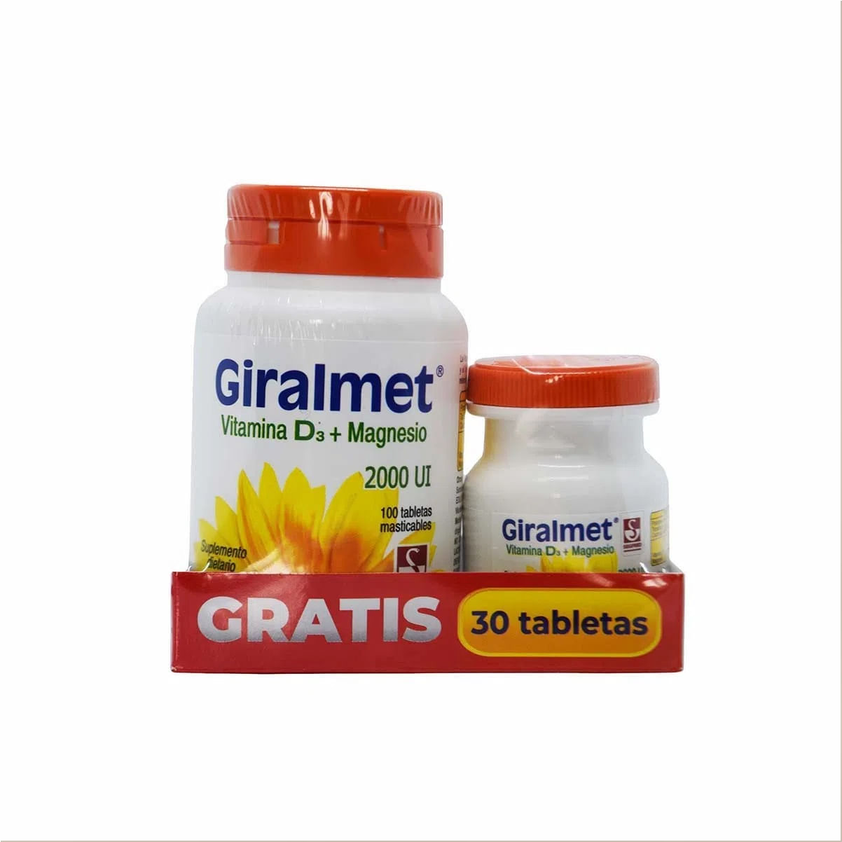 Oferta Giralmet Vitam D3+Magnesio 2000ui Tableta Masticable Gratis