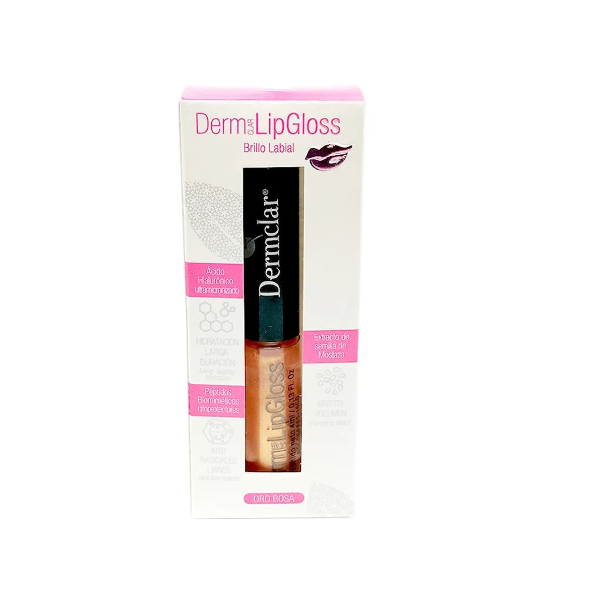 LIPGLOSS CON ACIDO HIALURÓNICO ORO ROSA