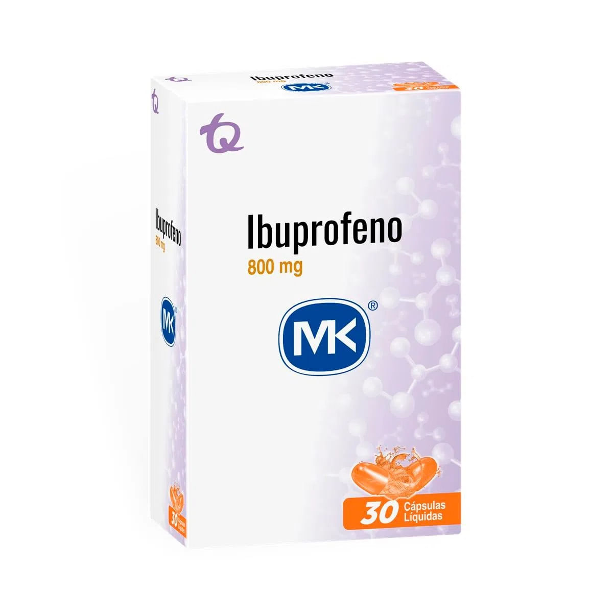 CAJA - IBUPROFENO 800 MG CAPSULA BLANDA TECNOQUIMICAS