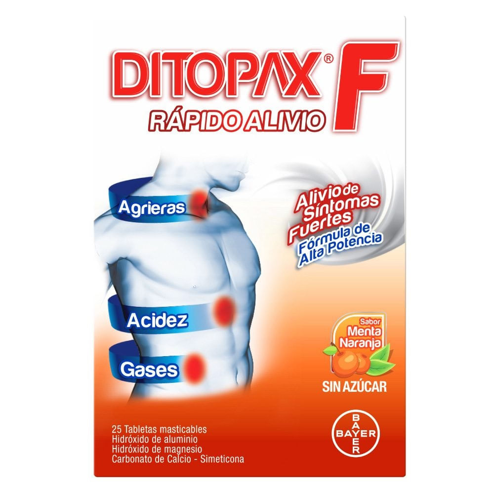 CAJA - Ditopax F Tableta Masticable