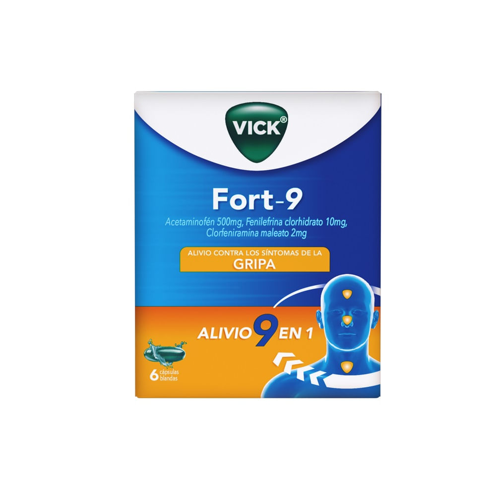 Vick Fort-9 500/10/2mg Cbl Cjx6 P<(>&<)>G