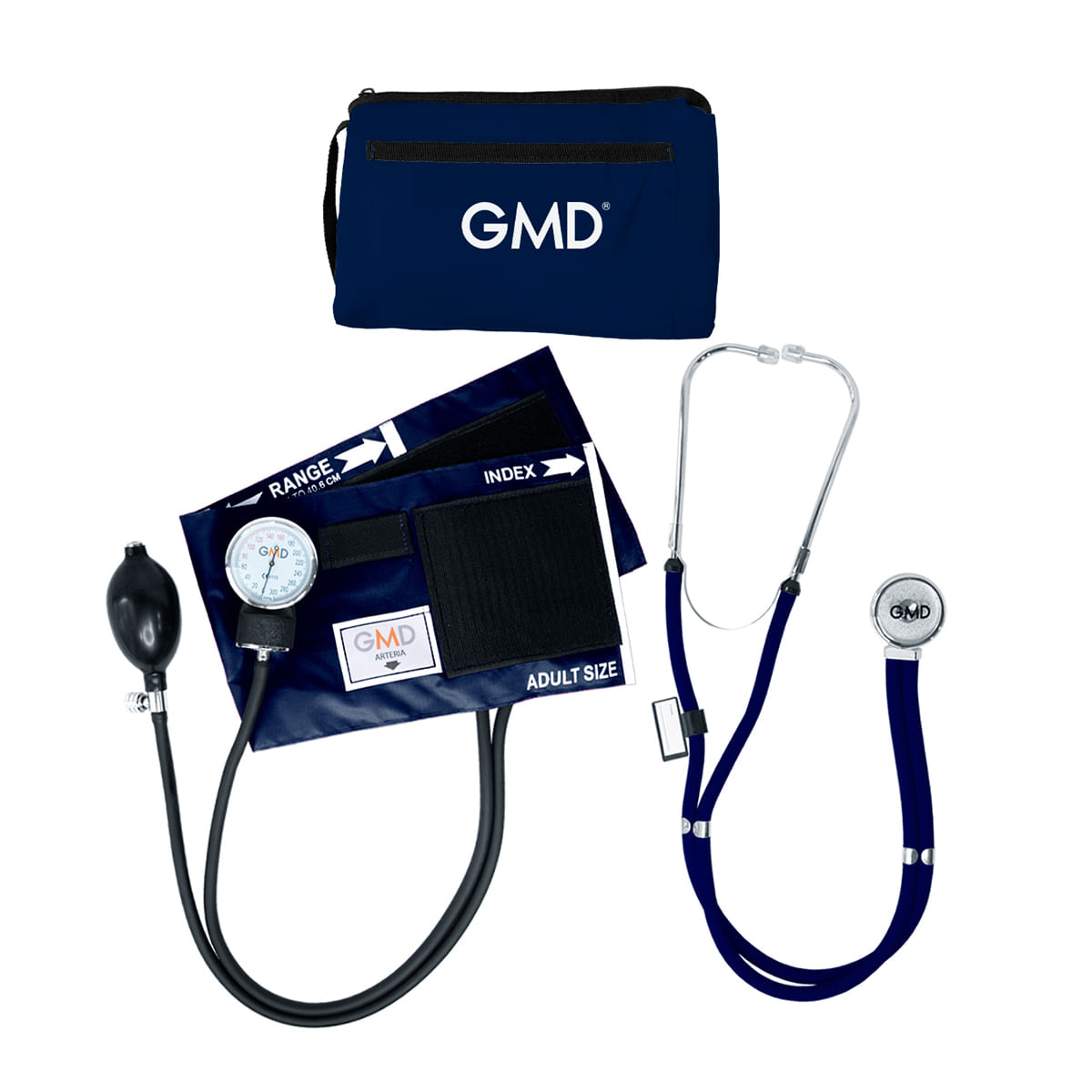 Kit Colors Tensiómetro Y Fonendoscopio Color Azul Profundo GMD50-RP-T13