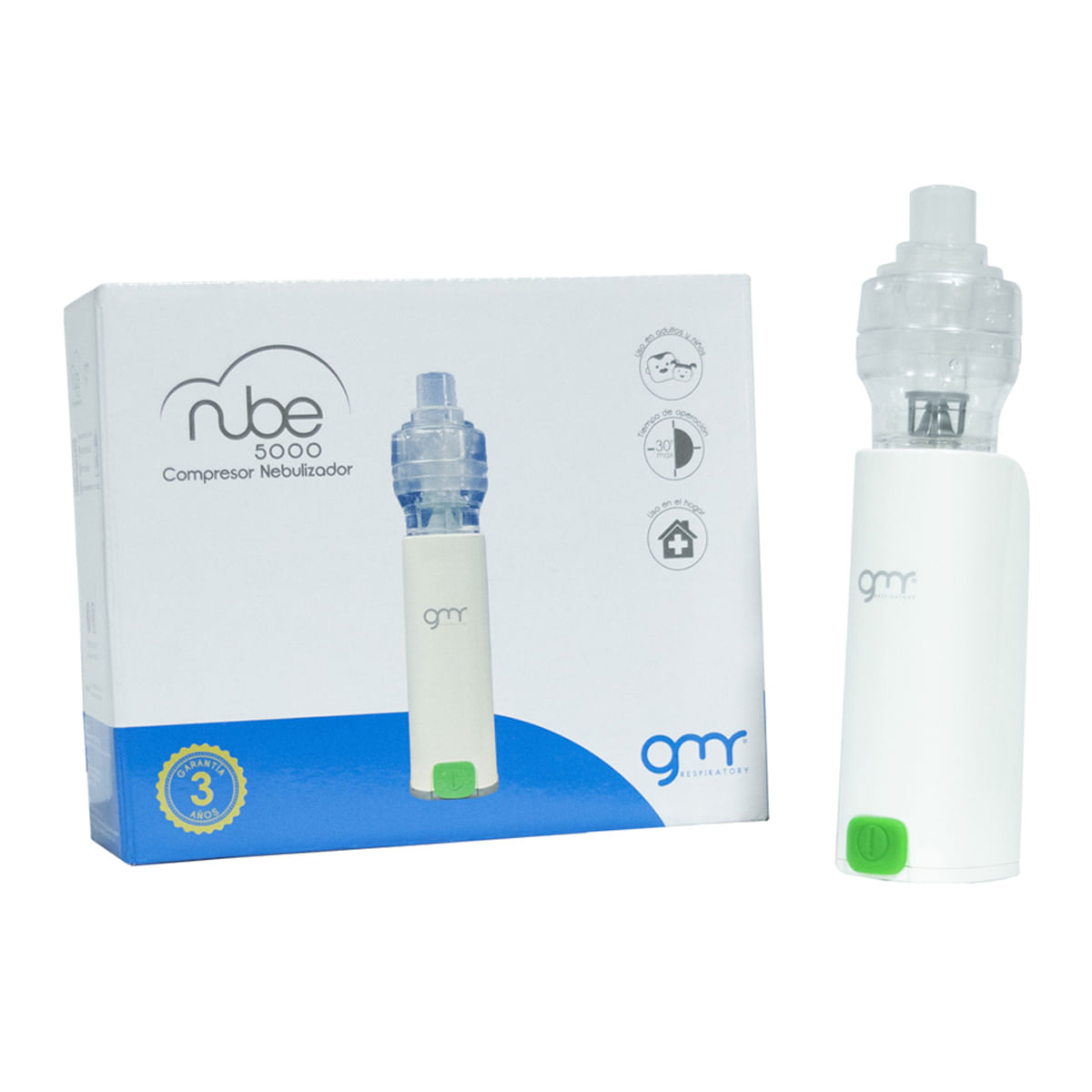 Compresor Nebulizador Portatil Nube 5000 gmrn846