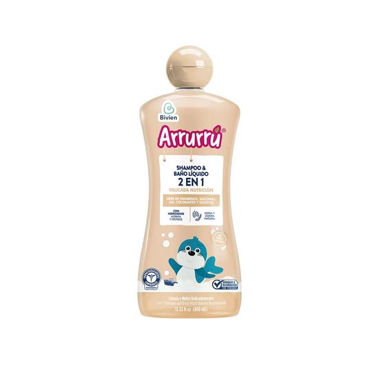 Shampoo-Y-Baño-Liquido-2en1-Arrurru-Delicada-Nutricion-400ml