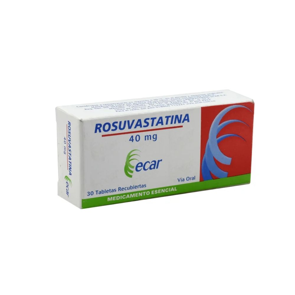 Rosuvastatina 40mg Tableta Recubierta Ecar