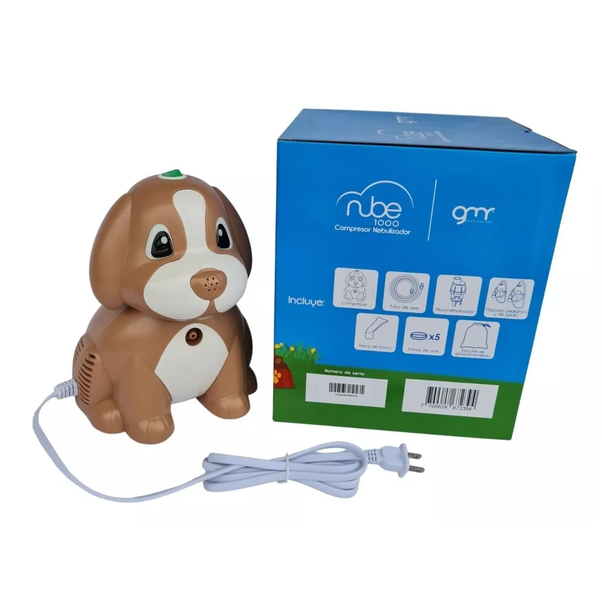 Compresor Nebulizador Nube 1000 Figura Perro gmrn457-171