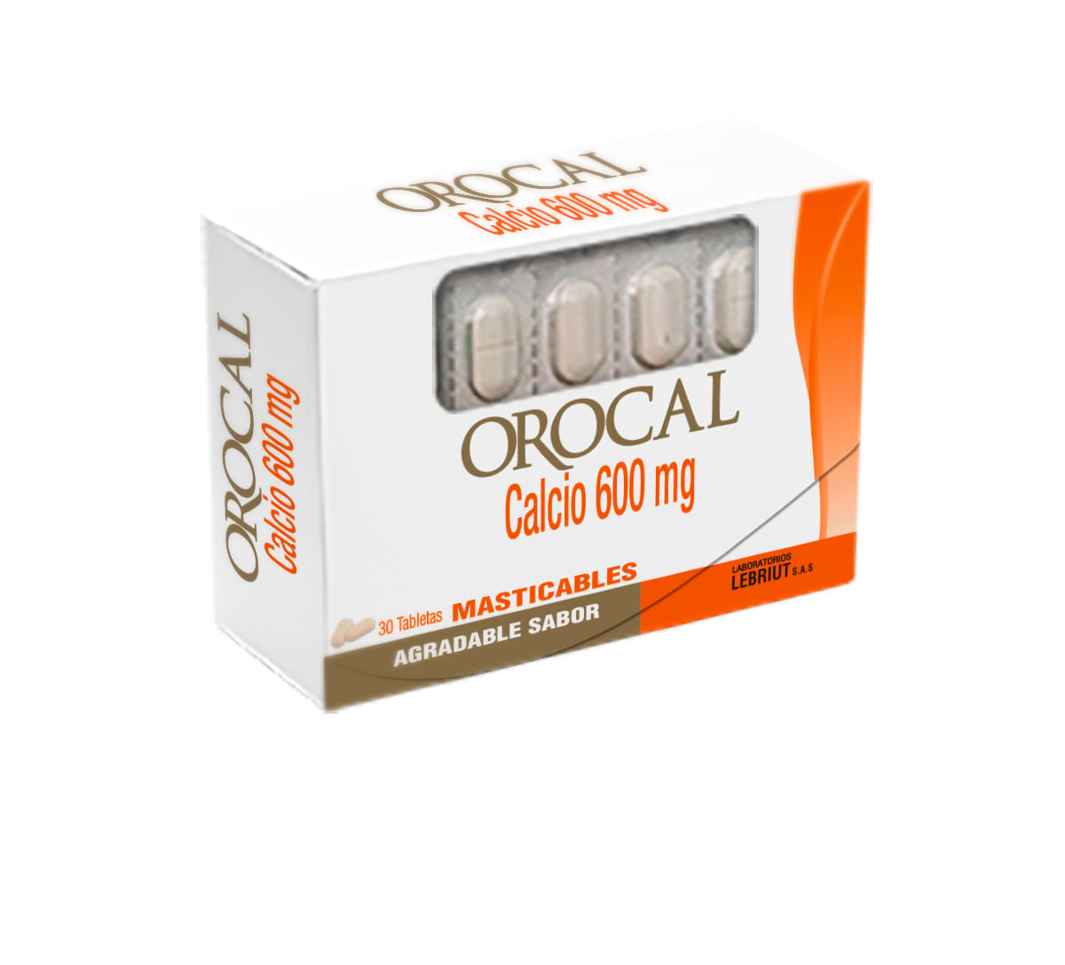 Orocal 1500mg Tableta Masticable