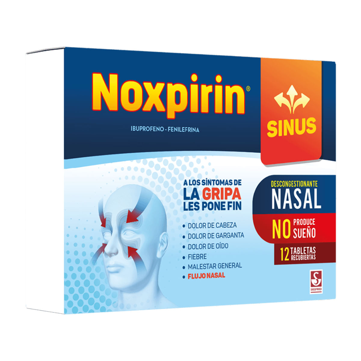 Noxpirin Sinus Tableta Recubierta